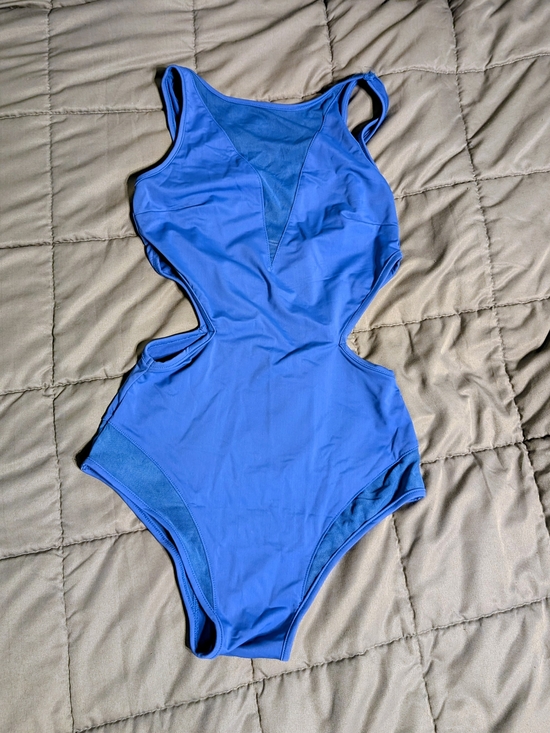 Lunalae Other - Sleek Cutout Women's Swim Bodysuit in Bright Blue